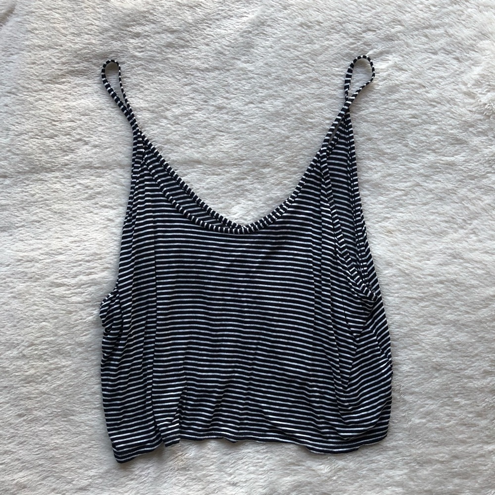 Striped crop top